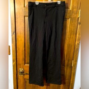14 Tall Lane Bryant Knit Black Pants